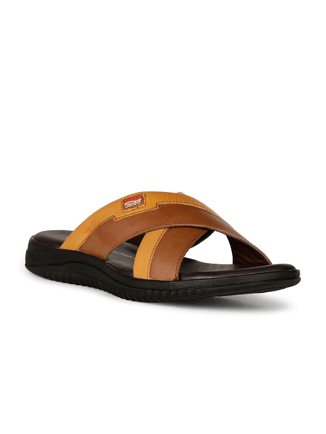 

Bata comfit Slip-On Comfort Sandals, Tan