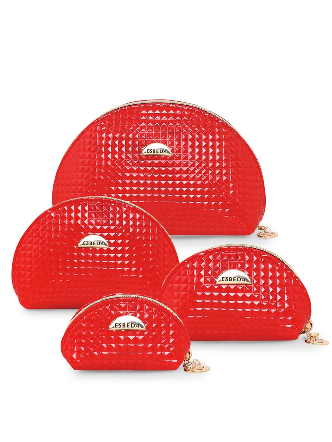 

ESBEDA Women Half Moon Shaped Pouch, Red