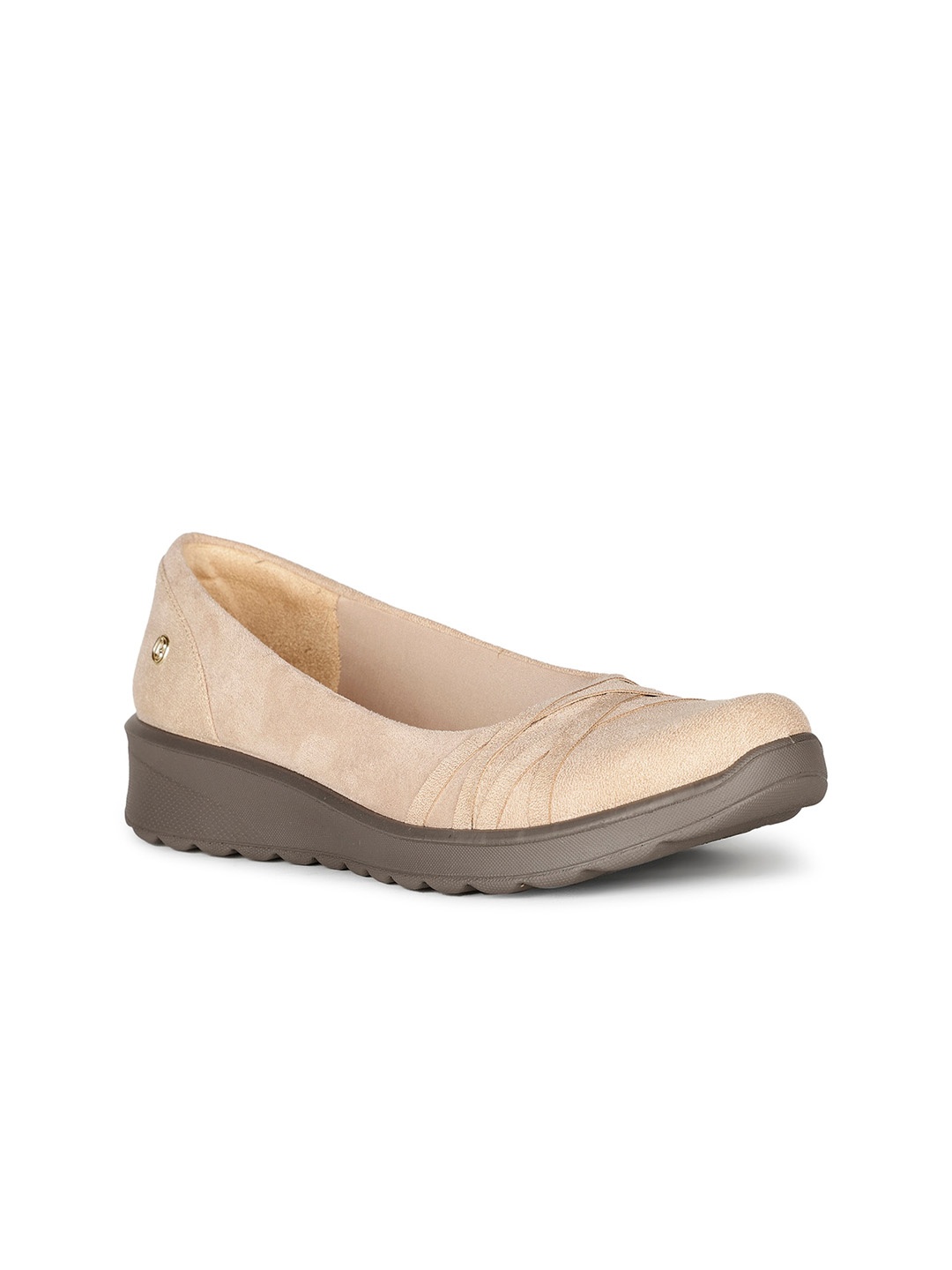 

Naturalizer Textured Fabric Ballerinas, Beige