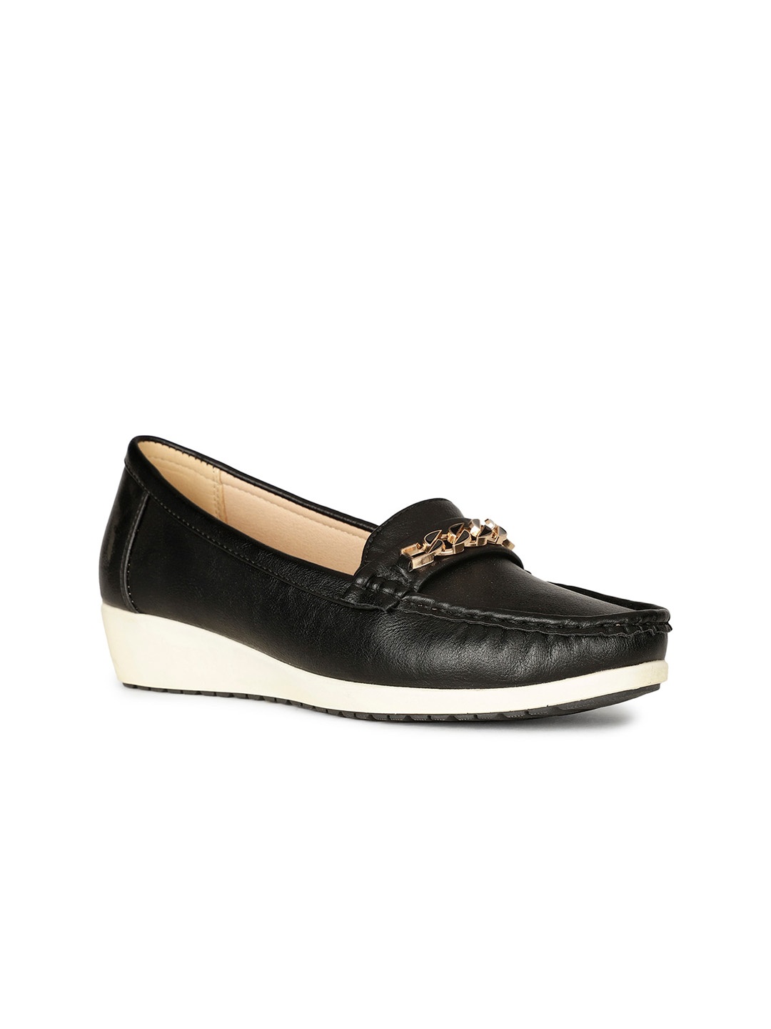 

Bata Women Comfort Insole Horsebit Loafers, Black