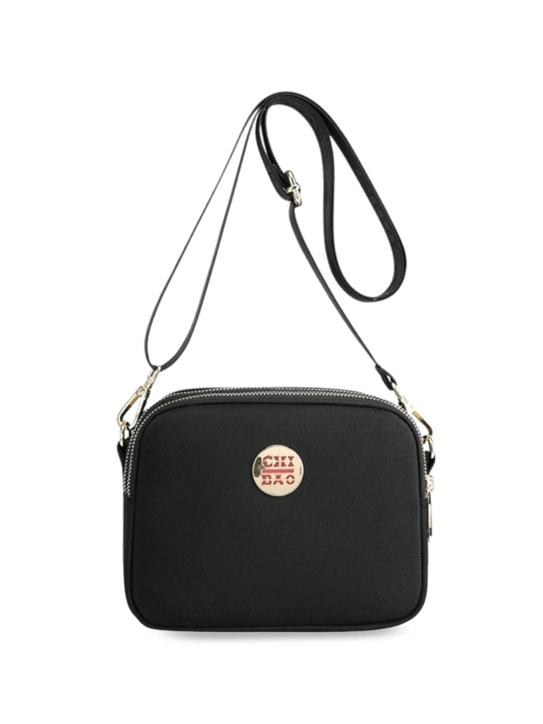 

Diva Dale Structured Sling Bag, Black
