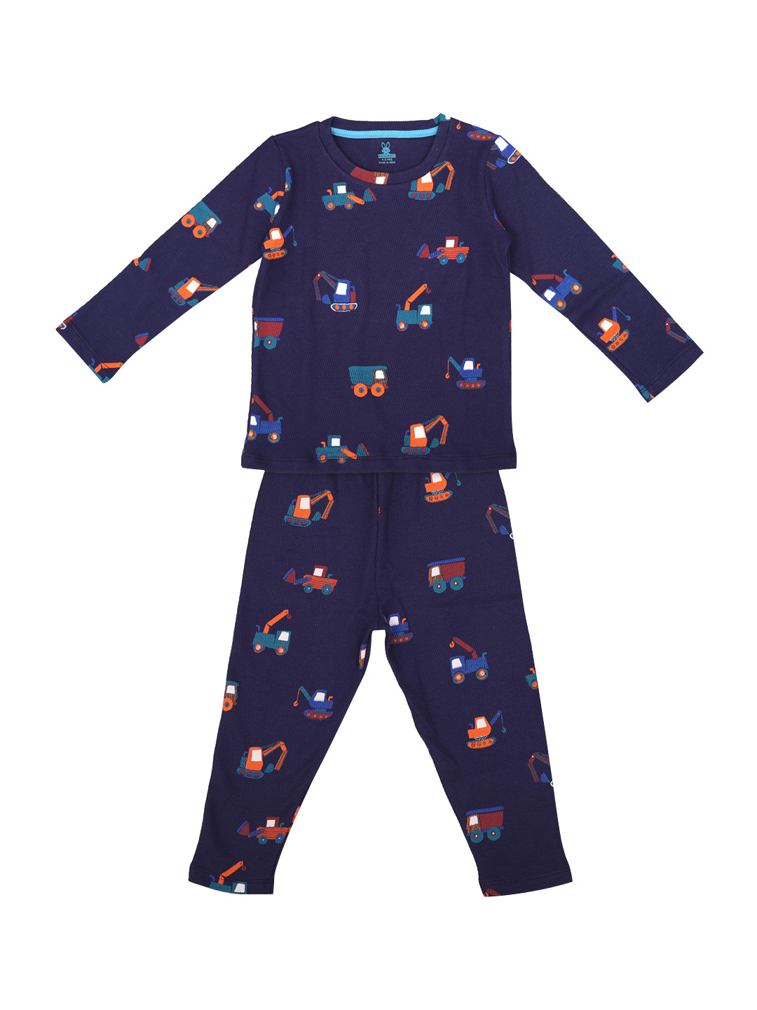 

KIDSCRAFT Boys Graphic Printed Night suit, Blue