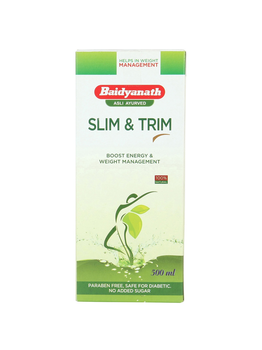 

Baidyanath Slim And Trim Juice With Amla & Aloe Vera - 500ml, Green