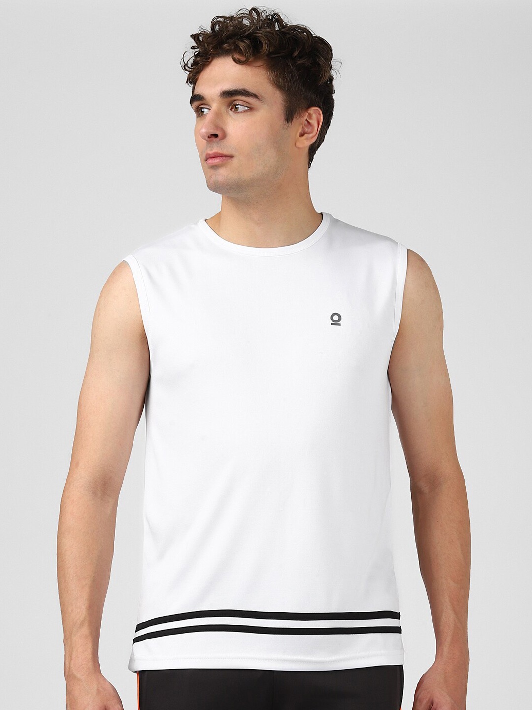 

UrbanMark Sleeveless Quick Dry Sports T Shirt, White