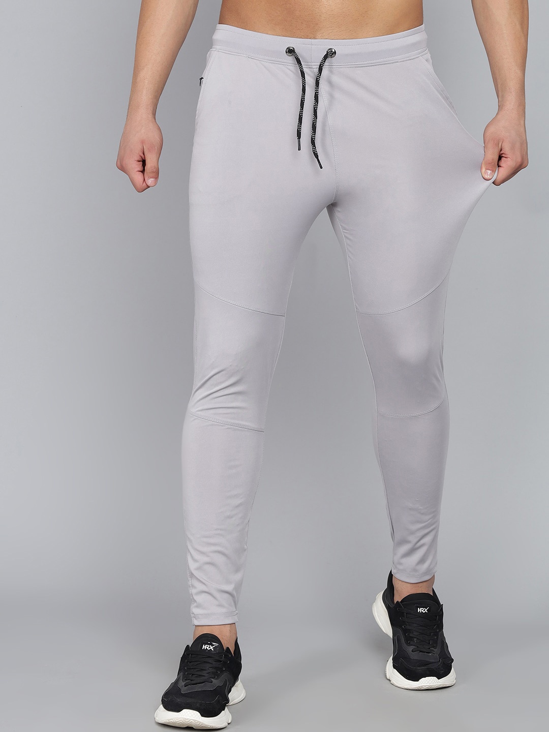 

The Modern Soul Men Slim Fit Mid Rise Track Pants, Grey