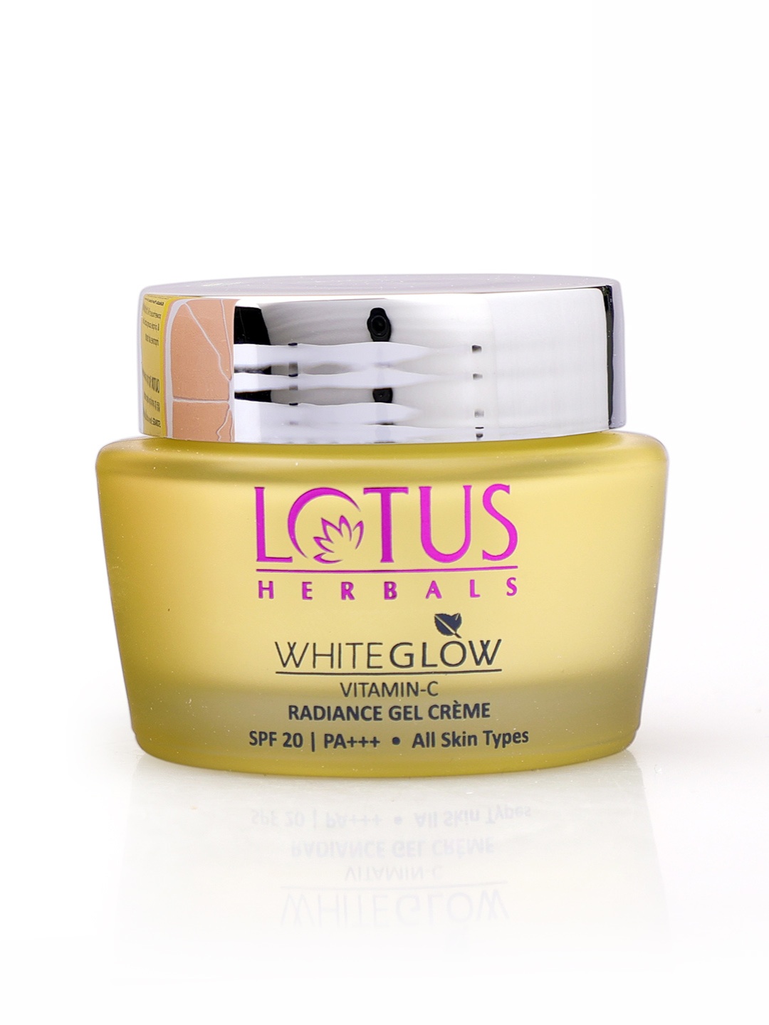 

Lotus Herbals White Glow Vitamin C Radiance SPF 20 PA+++ Gel Creme - 50g, Yellow