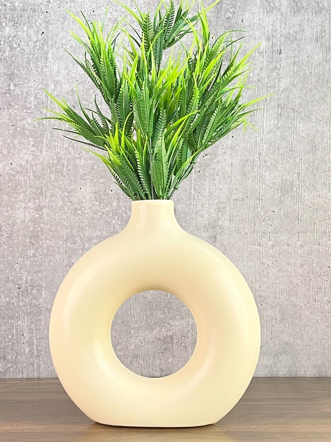 

Akaar Green & Cream Coloured Artificial Plant With Pot