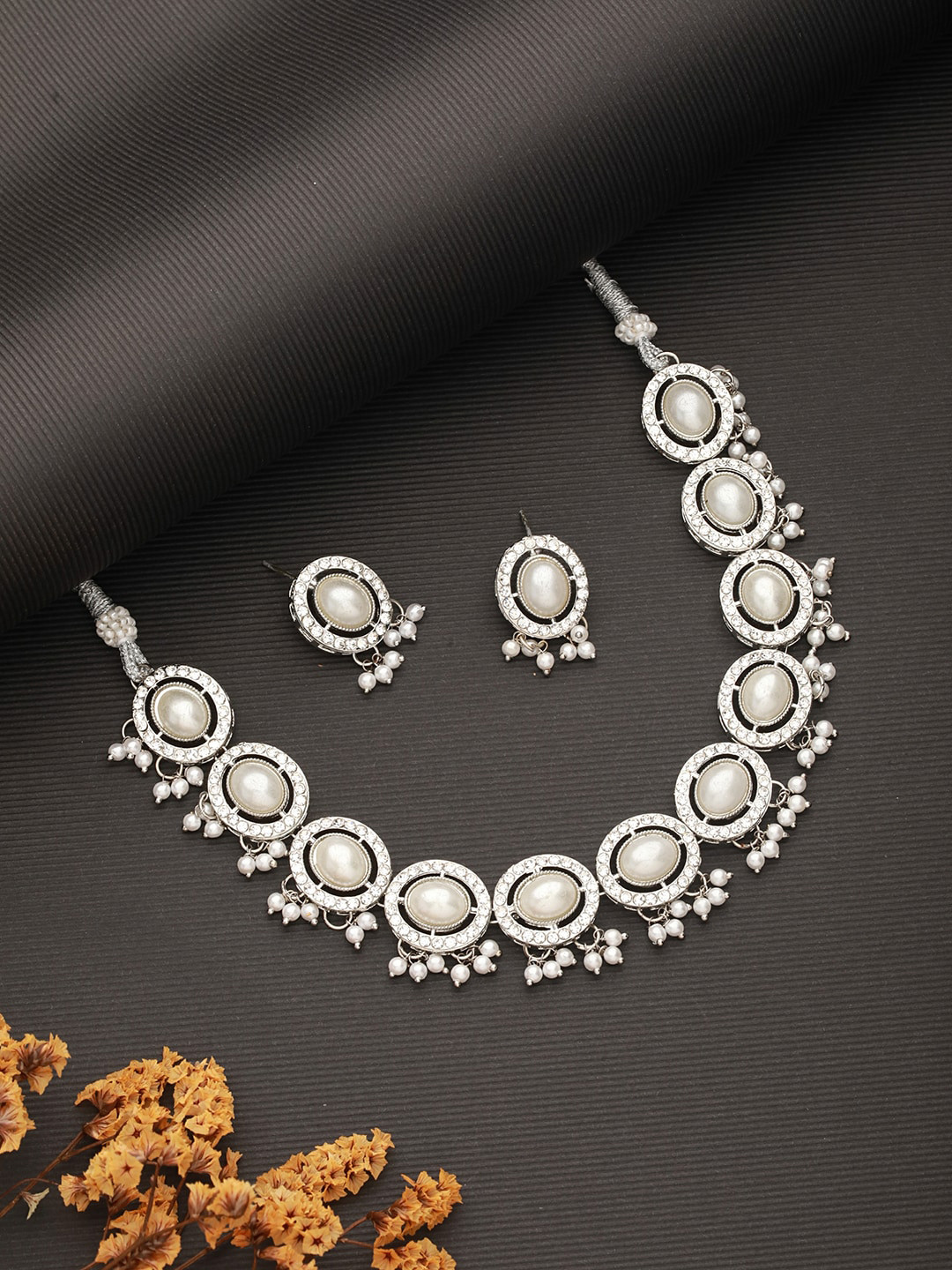 

Jazz and Sizzle Silver Plated Oxidised Jewellery Set