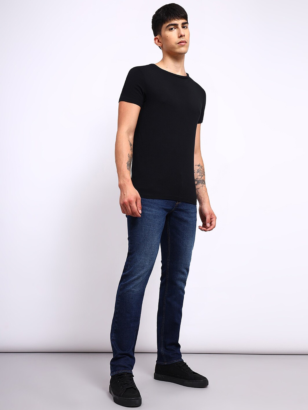 

Lee Men Slim Fit Light Fade Clean Look Stretchable Jeans, Blue