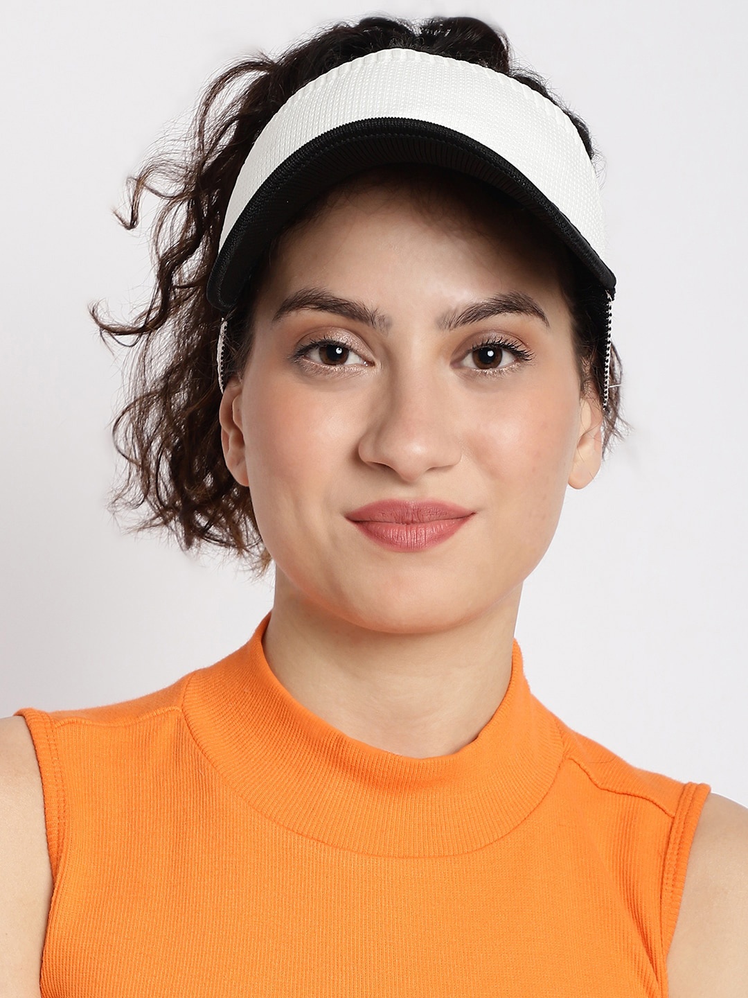 

ELLIS Printed Visor Cap, White