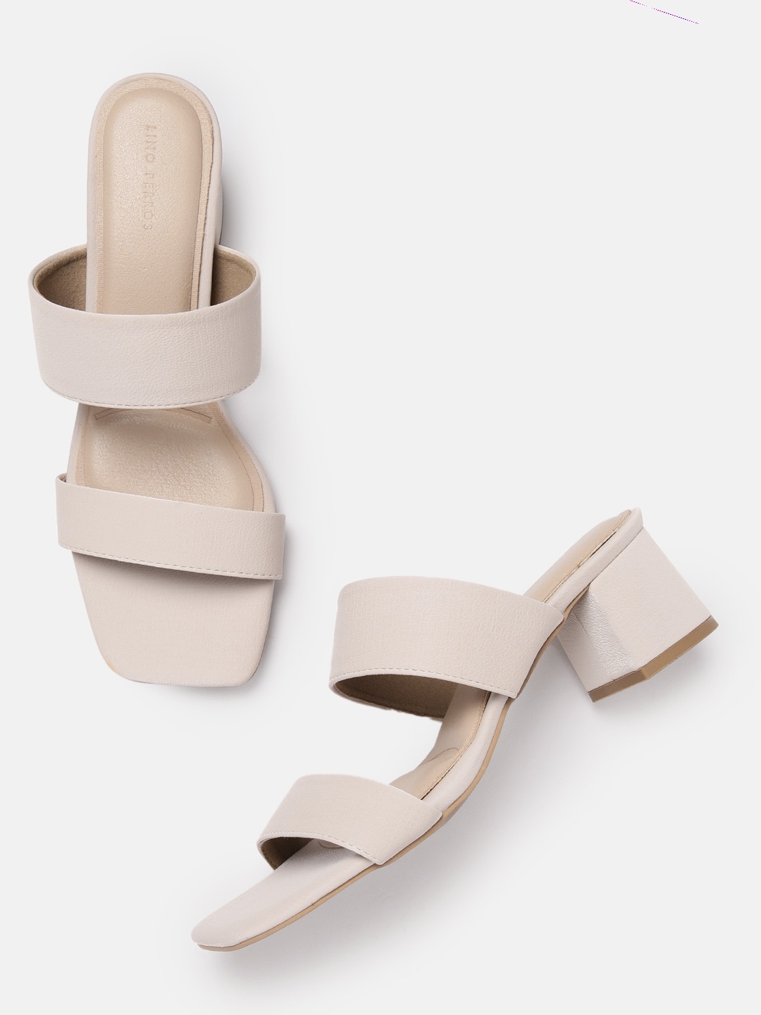 

Lino Perros Block Heels, Beige