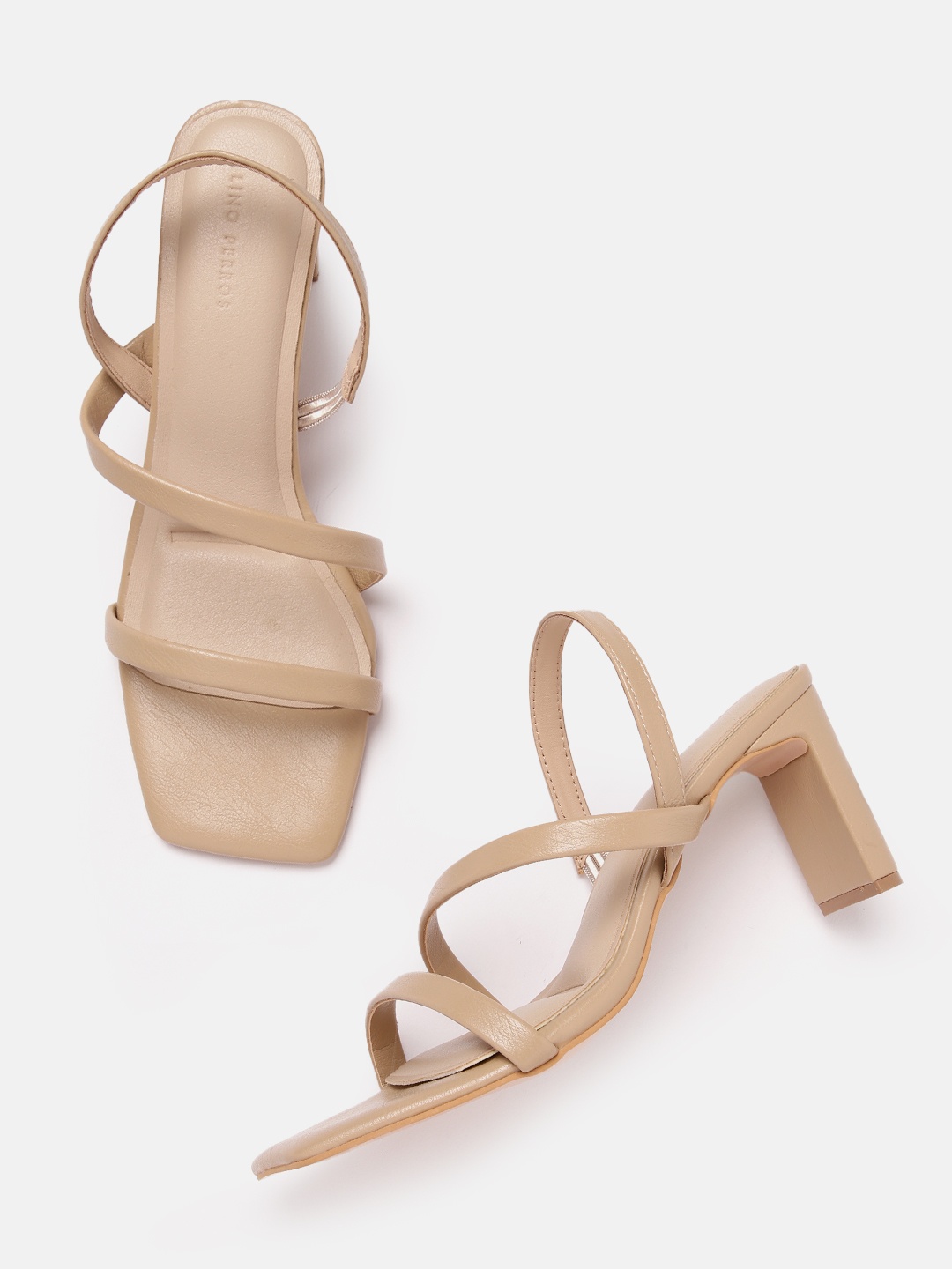

Lino Perros Women Block Heels, Beige