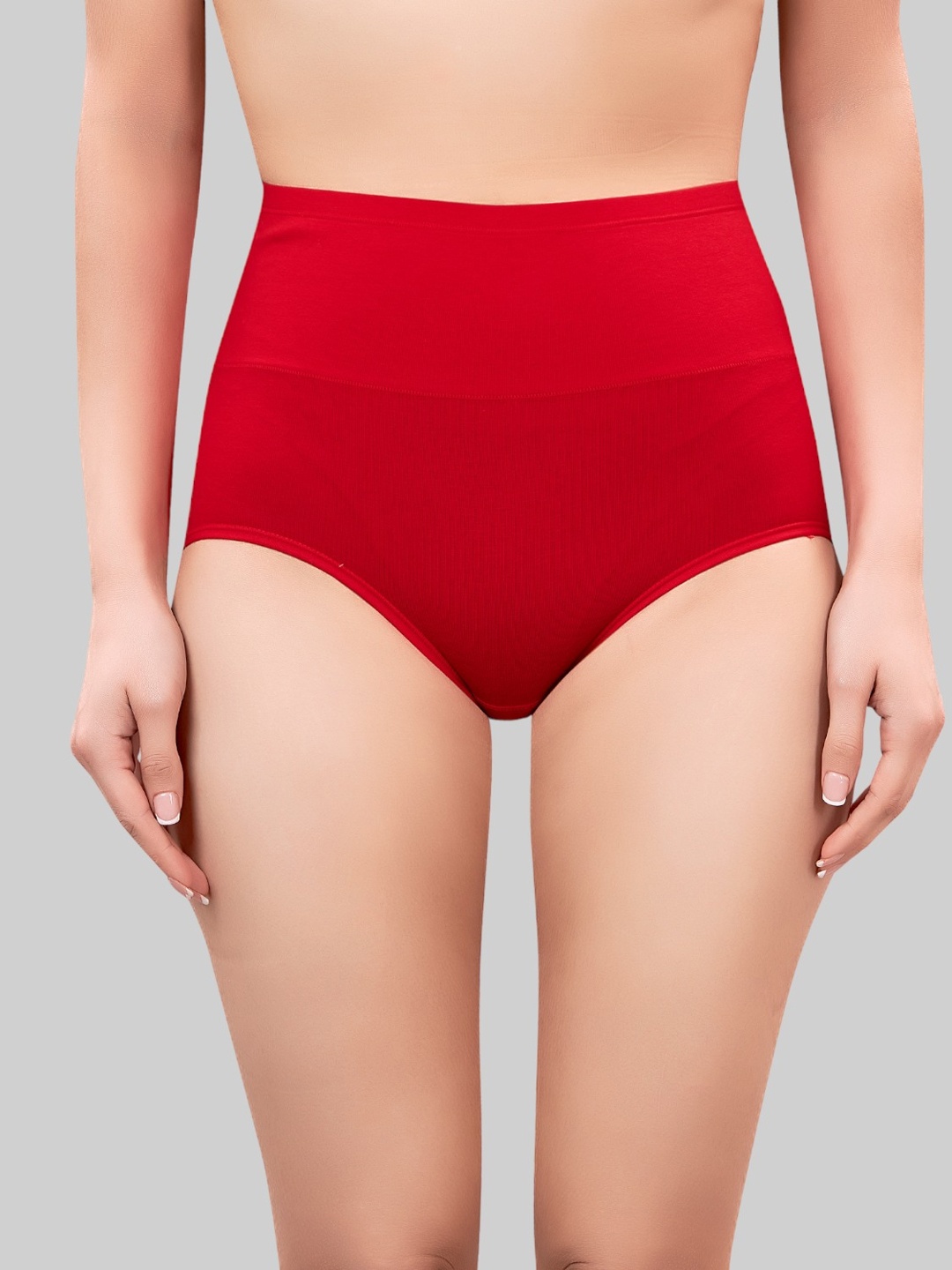 

PLUMBURY High Rise Tummy Shaper, Red