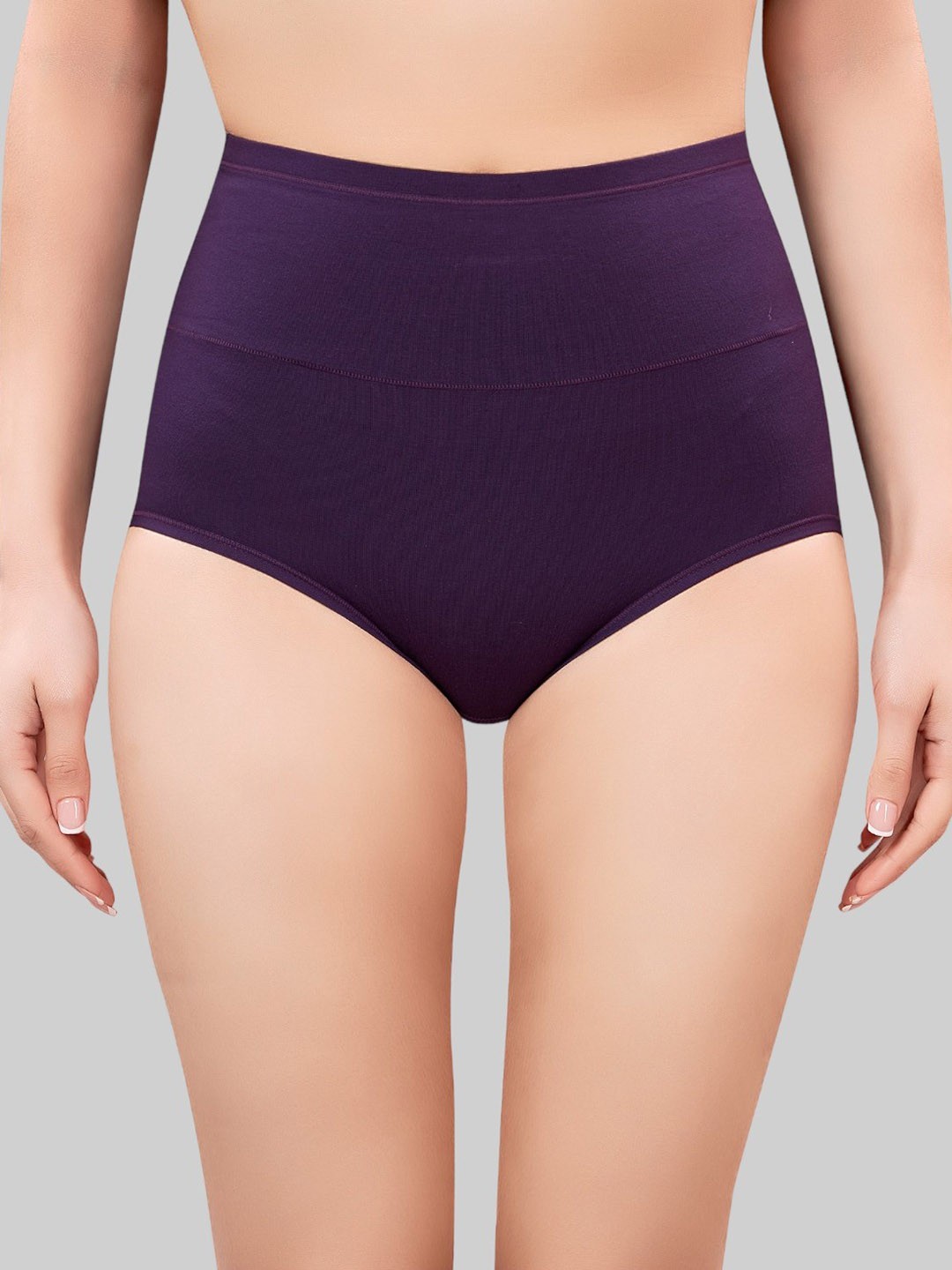 

PLUMBURY High-Rise Tummy Shaper, Purple