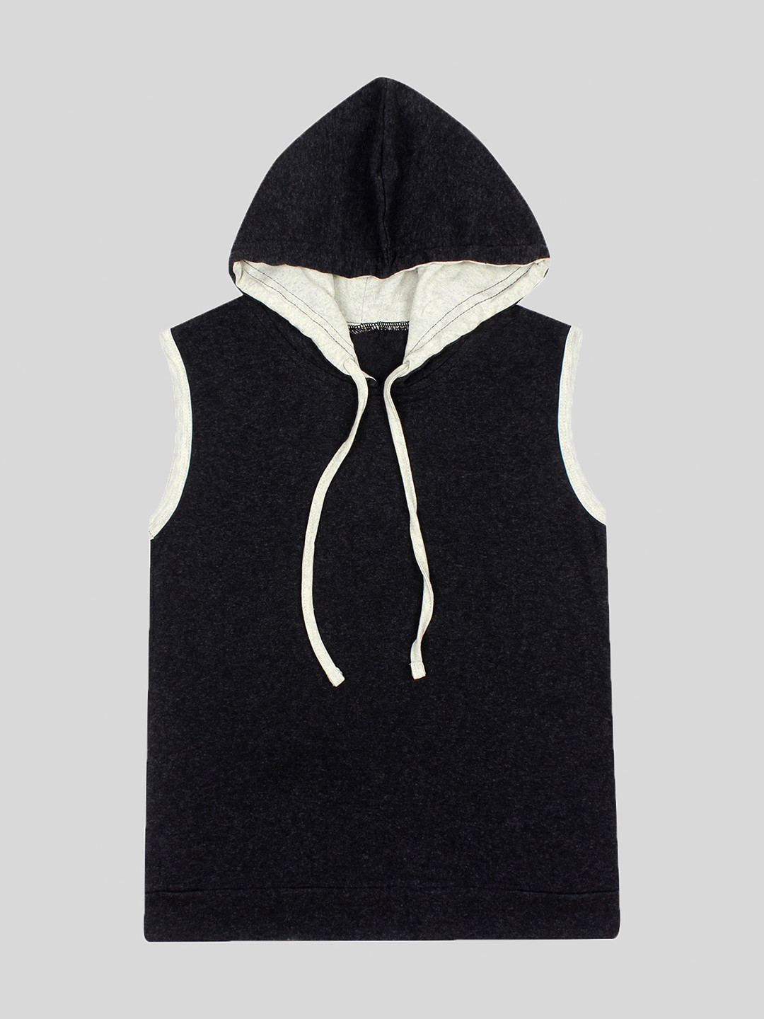 

Fasha Boys Hooded Cotton T-shirt, Black