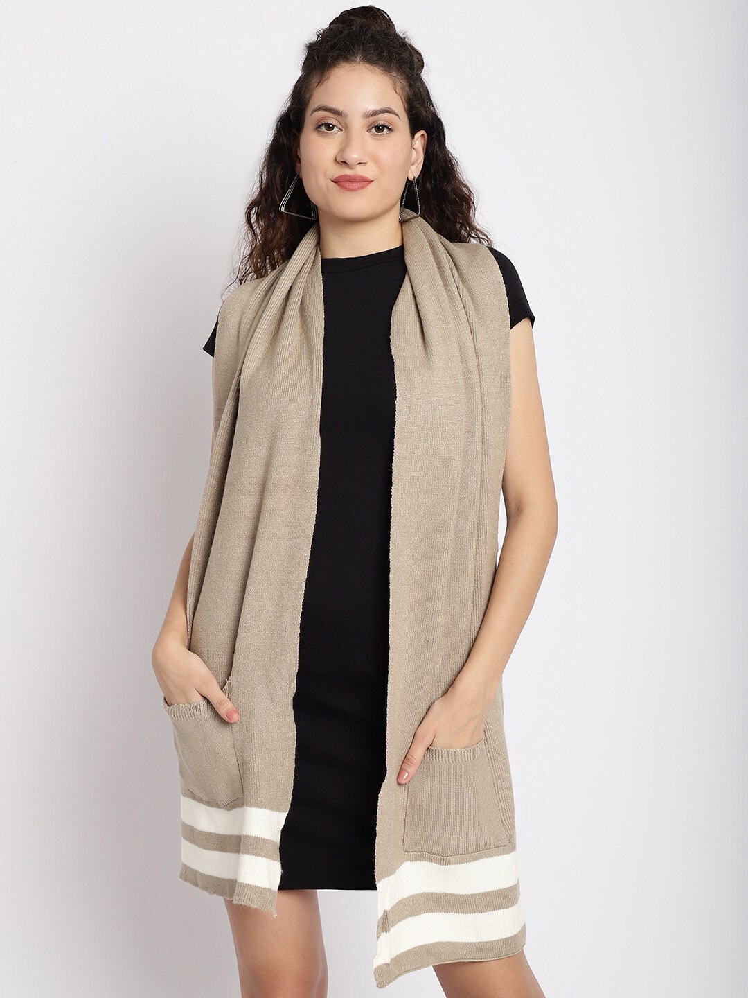 

ELLIS Self-Design Acrylic Mufflers, Beige
