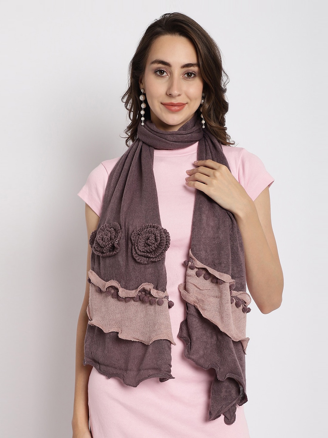 

ELLIS Self Design Acrylic Mufflers, Lavender