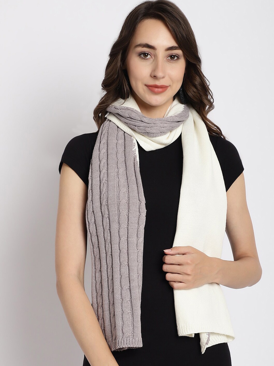 

ELLIS Self Design Acrylic Muffler, Grey