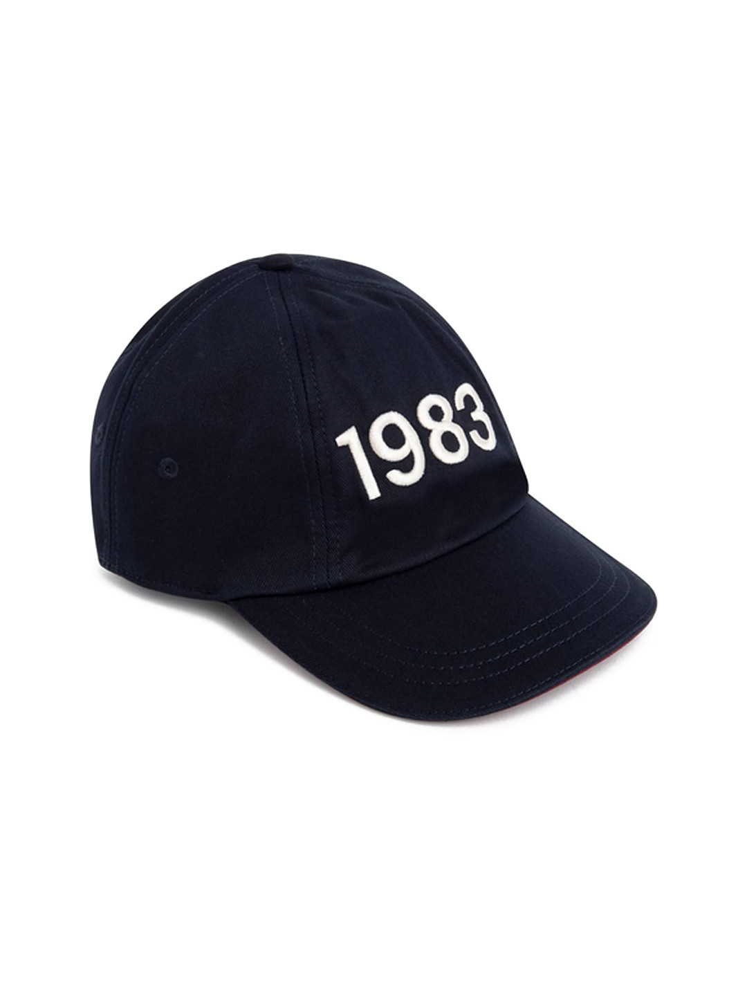 

HACKETT LONDON Men Applique Detail Pure Cotton Baseball Cap, Navy blue