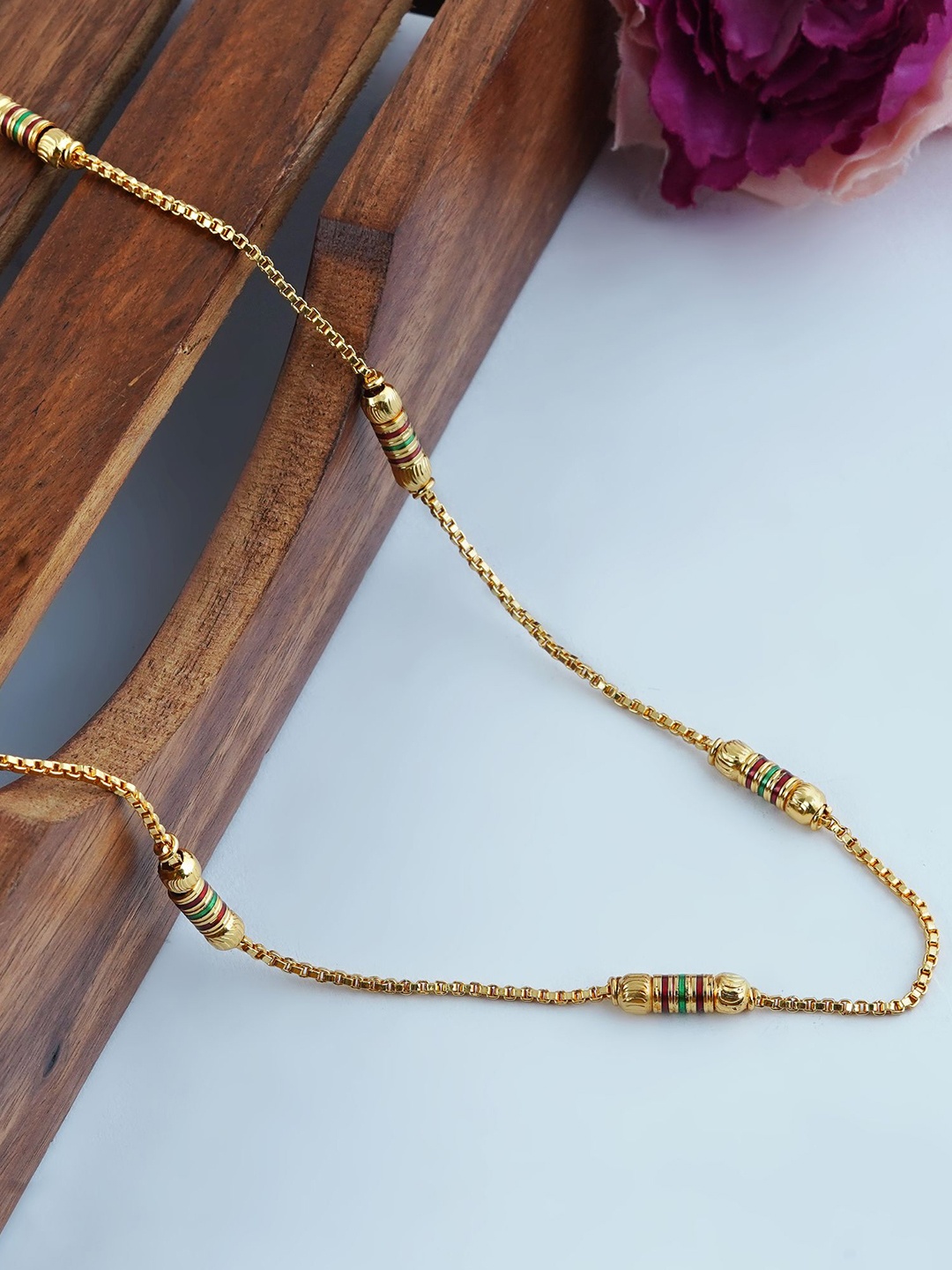 

MANSIYAORANGE Gold-Plated Brass Chain