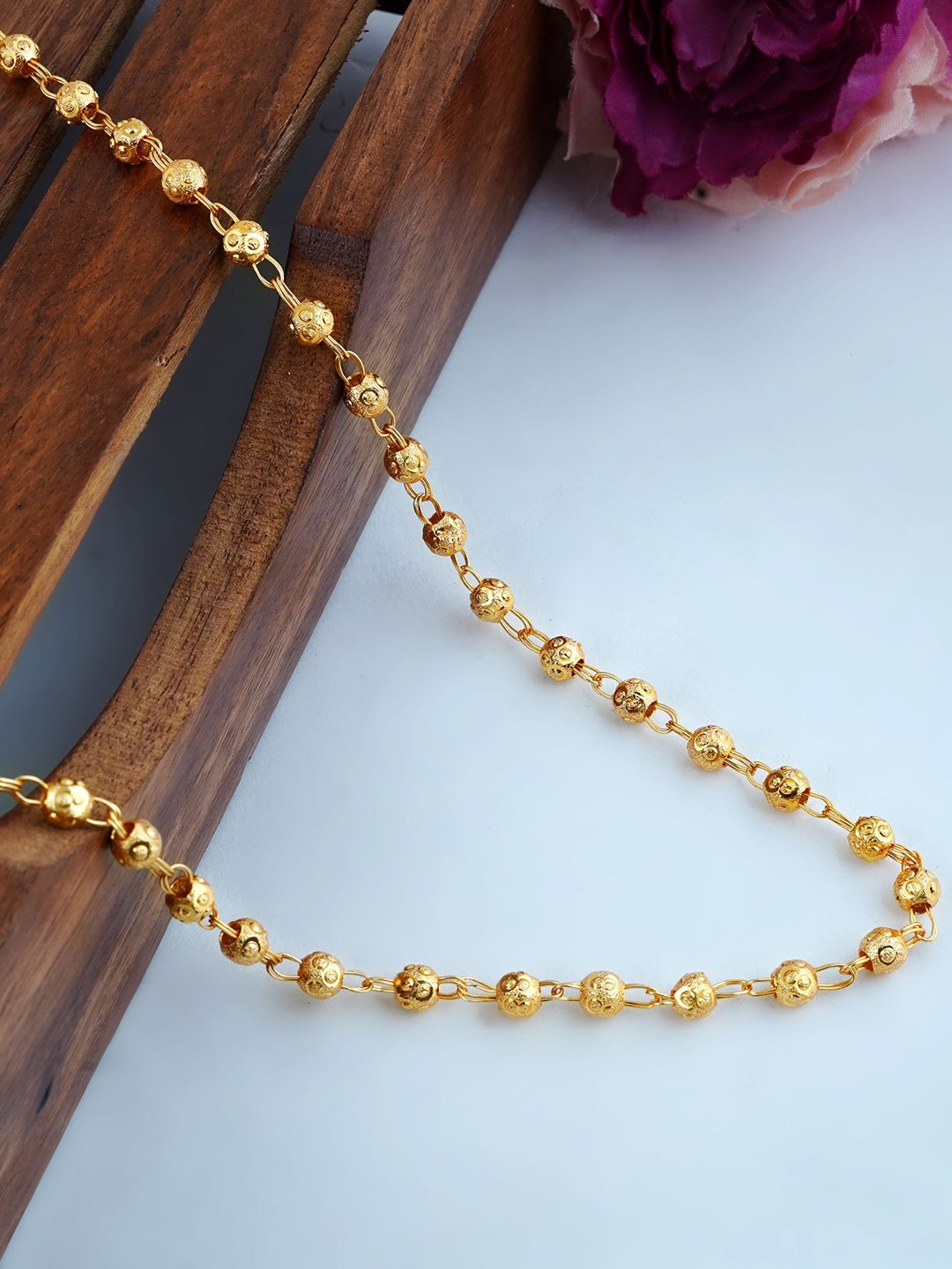 

MANSIYAORANGE Gold-Plated Brass Open Chain