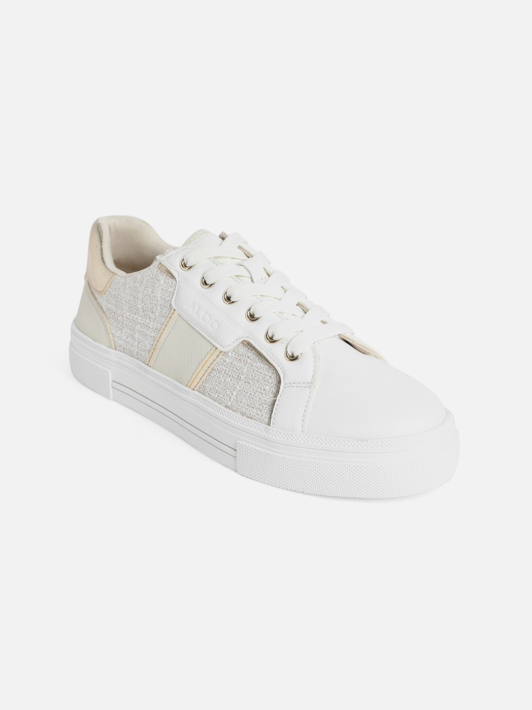 

ALDO Women Textured Onirasean Lightweight Sneakers, White