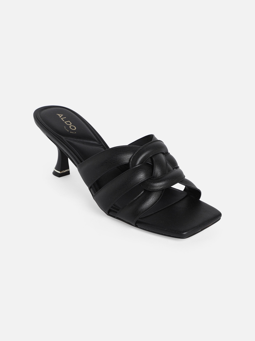 

ALDO Strappy Kitten Heels, Black