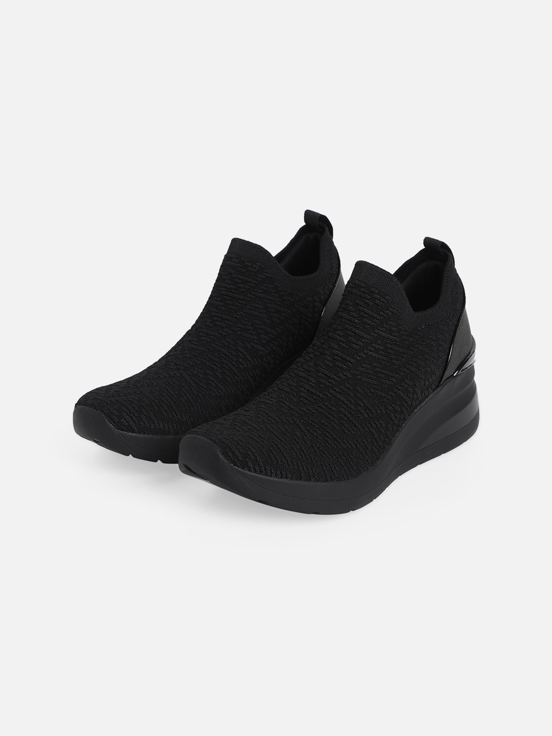 

ALDO Women Textured Slip-On Sneakers, Black