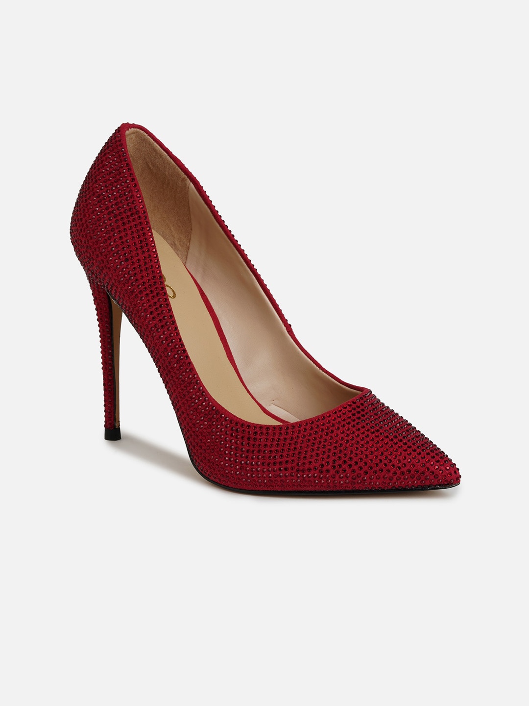 

ALDO Embellished Stiletto Pumps, Red