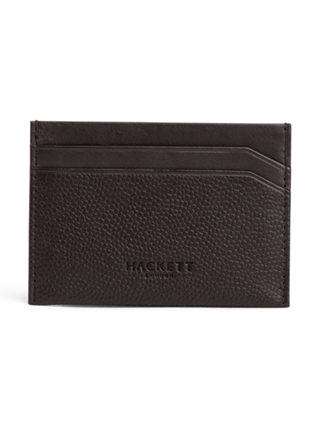 

HACKETT LONDON Men Leather Card Holder, Brown