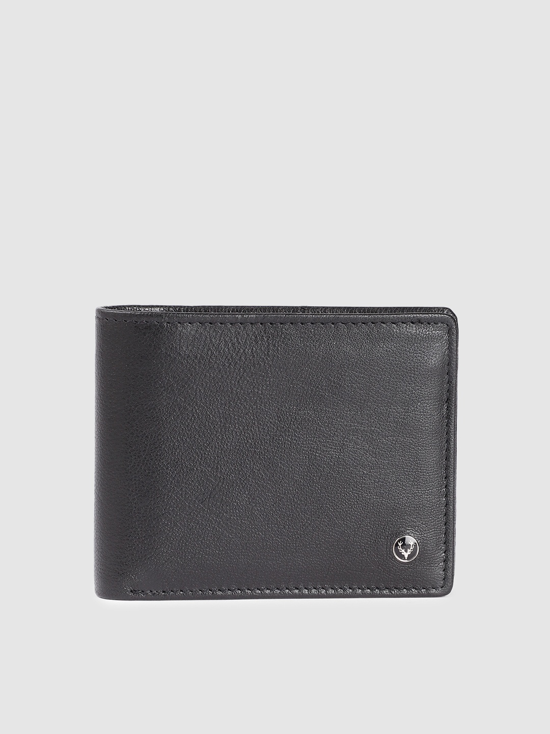 

Allen Solly Men Leather Two Fold Wallet, Black