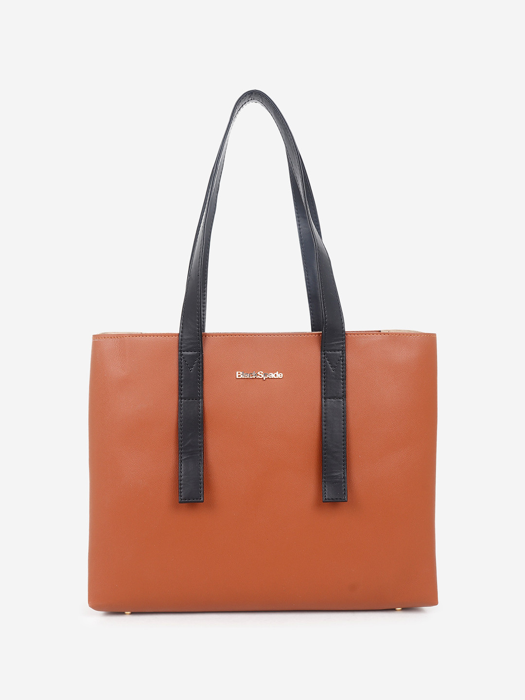 

Black Spade Shopper Shoulder Bag, Tan