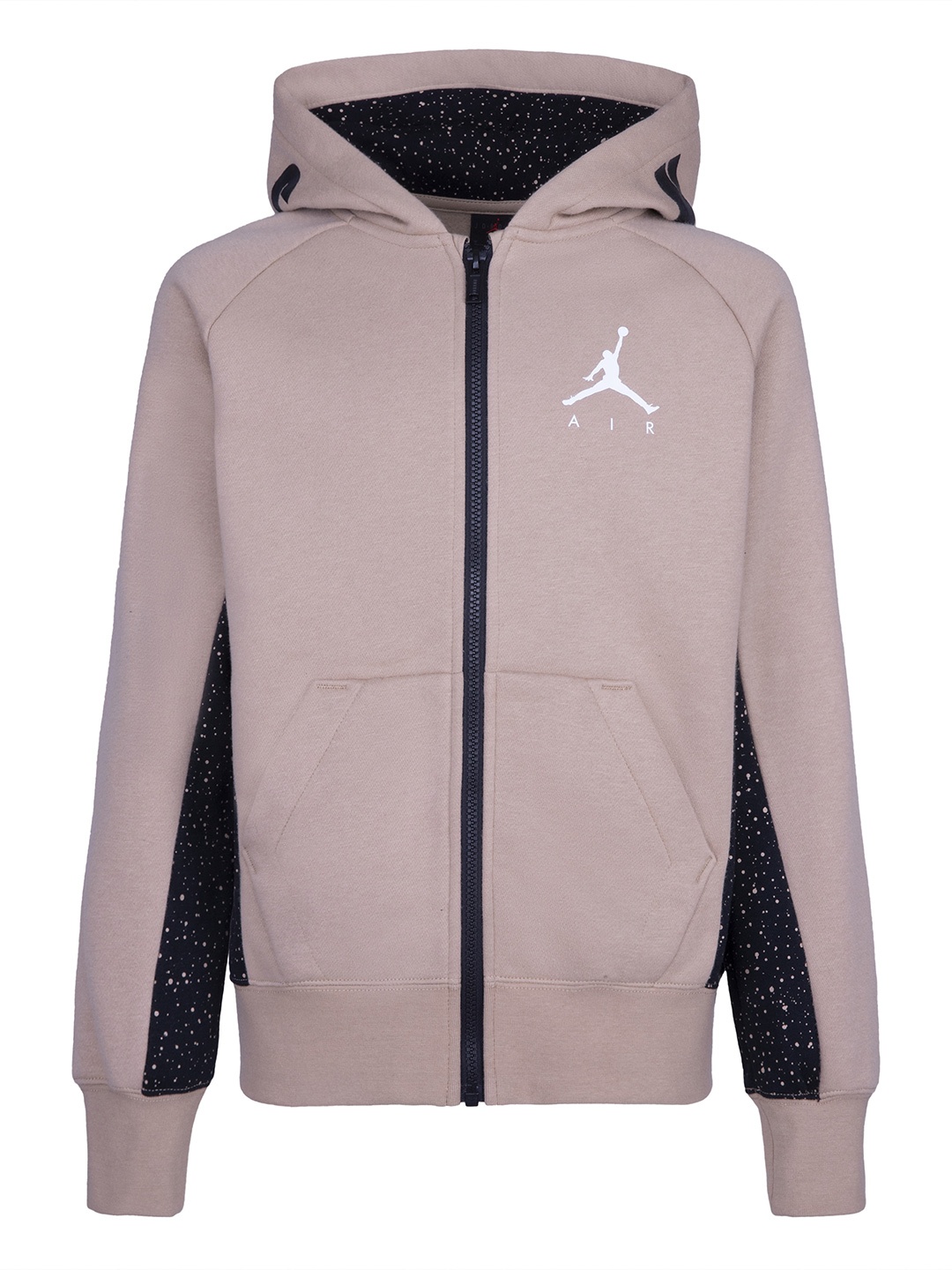 

Jordan Boys Colourblocked Front Open Hooded Sweatshirt, Peach