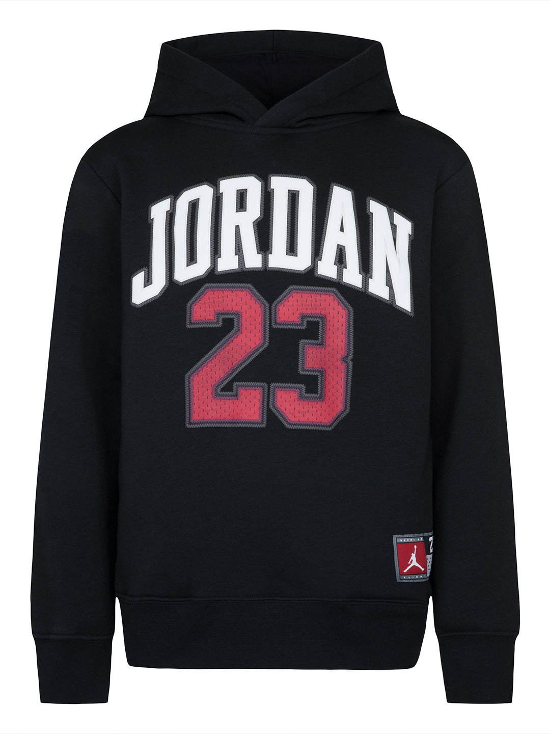 

Jordan Boys Typography Printed Hooded Pullover, Black