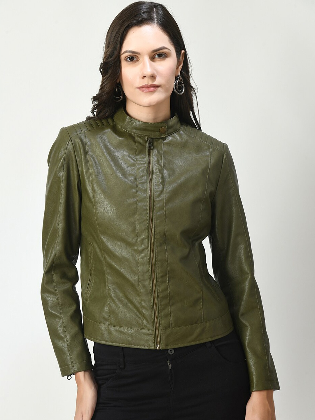 

TBOJ Water Resistant Anti Odour Outdoor Biker Jacket, Green