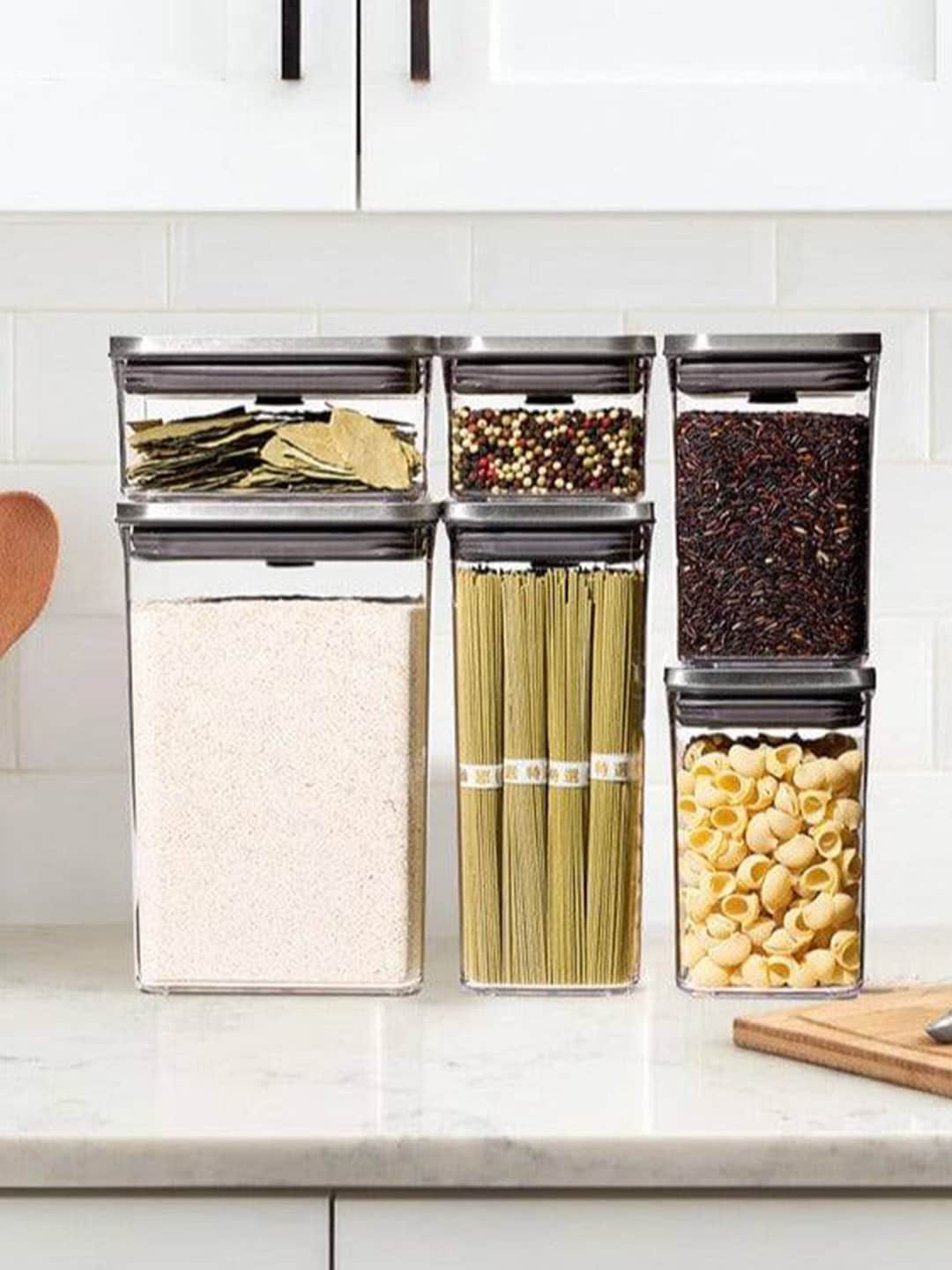 

OXO POP Transparent 6 Pieces Food Containers