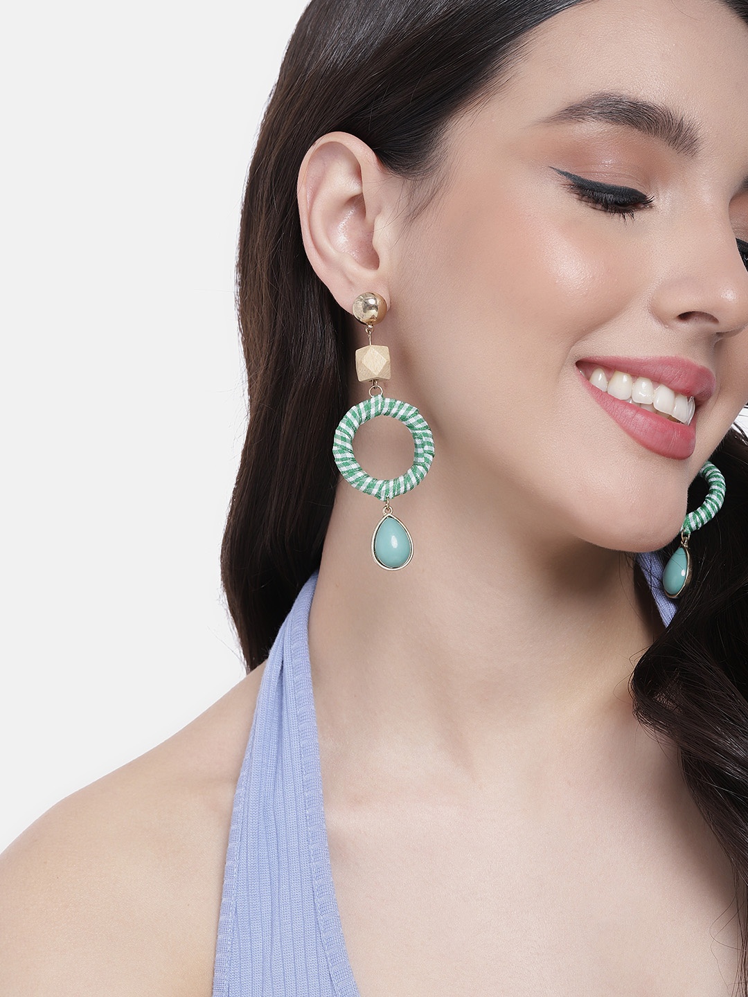 

DressBerry Alloy Geometric Drop Earrings, Multi