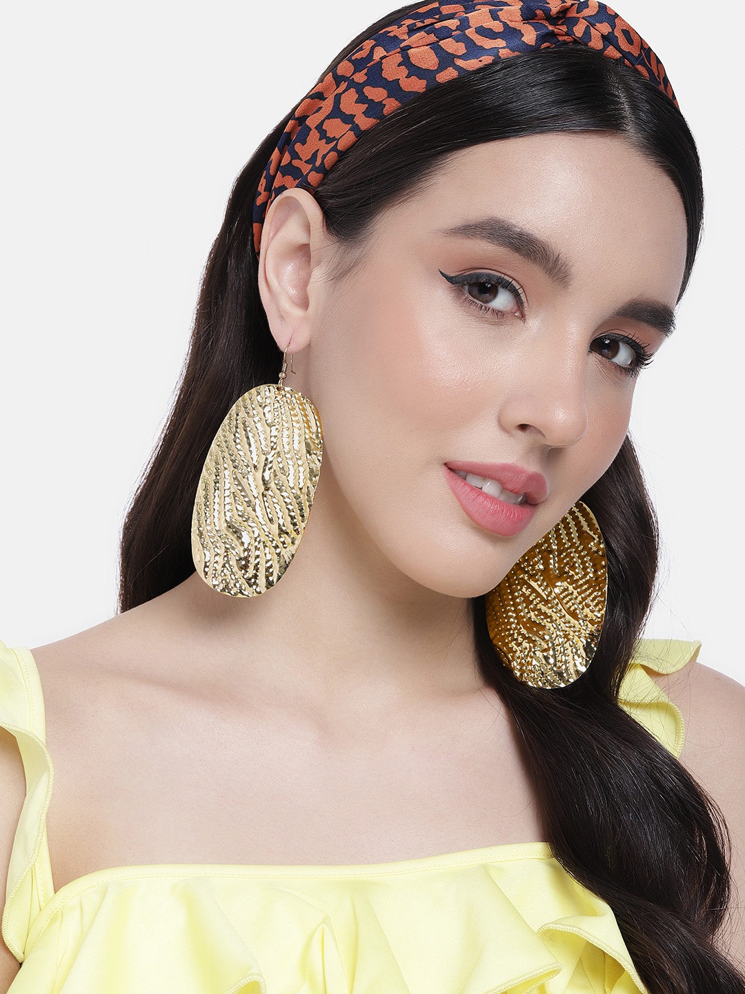 

DressBerry Alloy Oval Drop Earrings, Multi