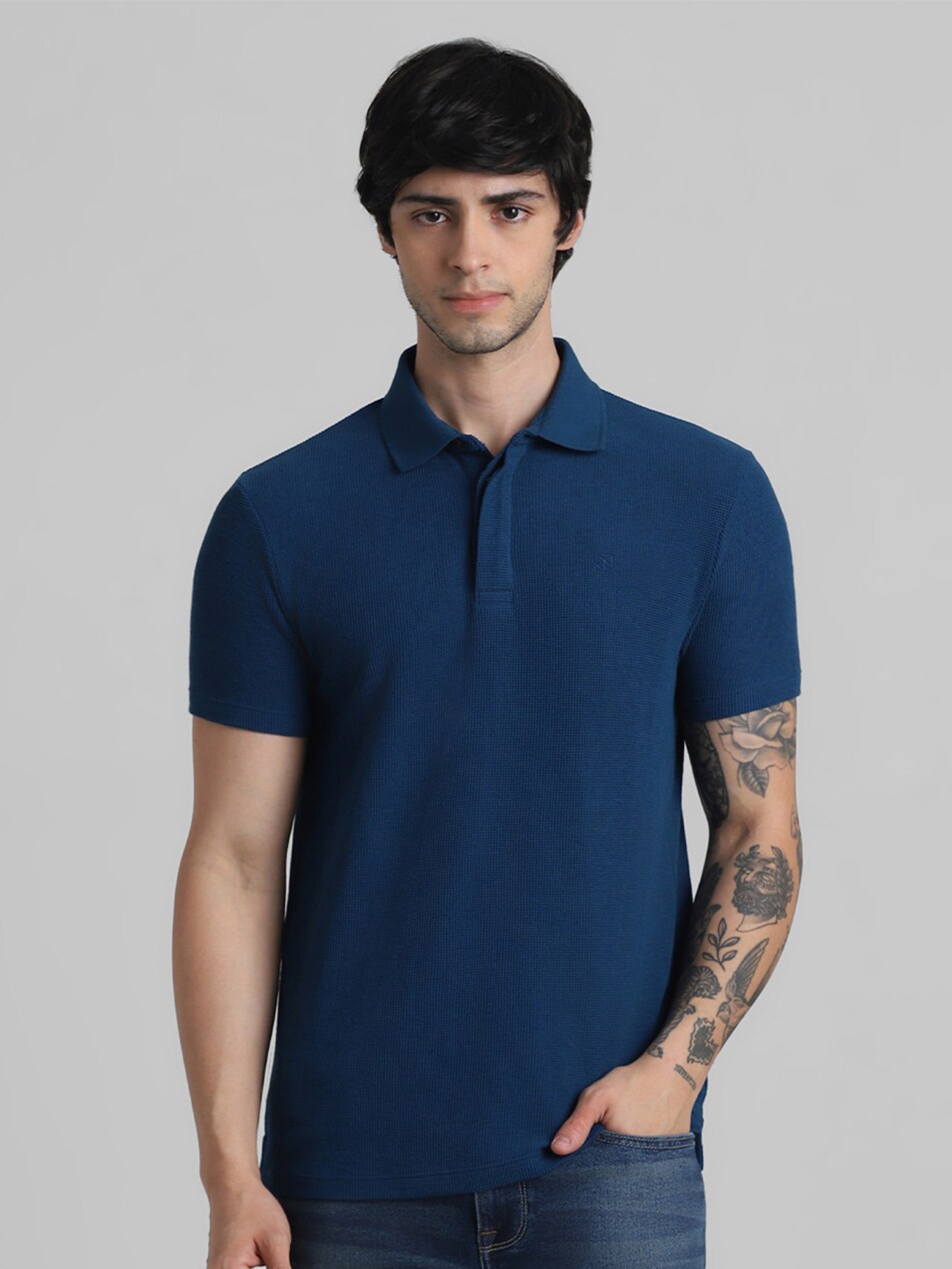 

Jack & Jones Polo Collar T-shirt, Navy blue