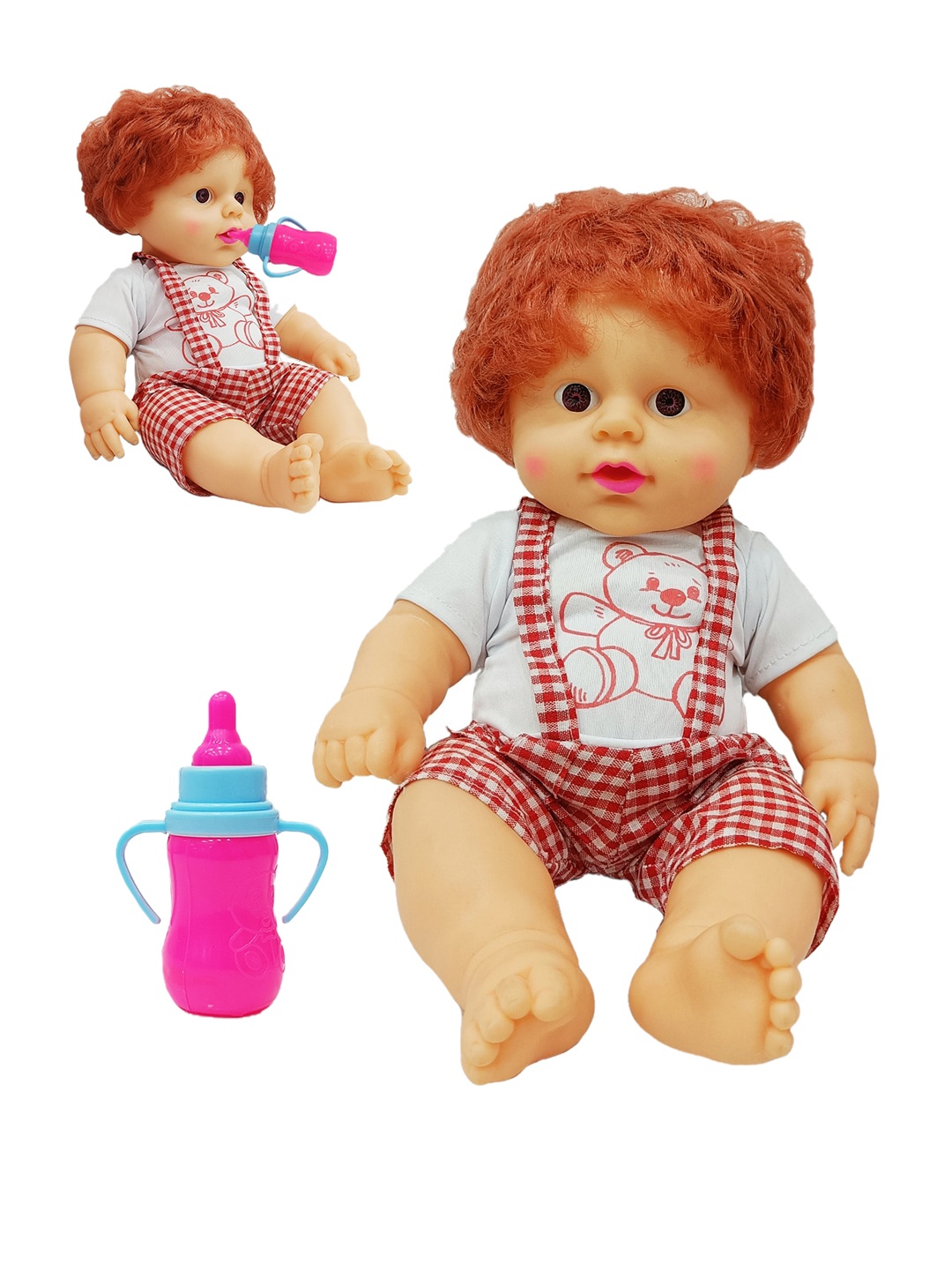 

WEMBLEY Kids Realistic Baby Doll Playset, Red