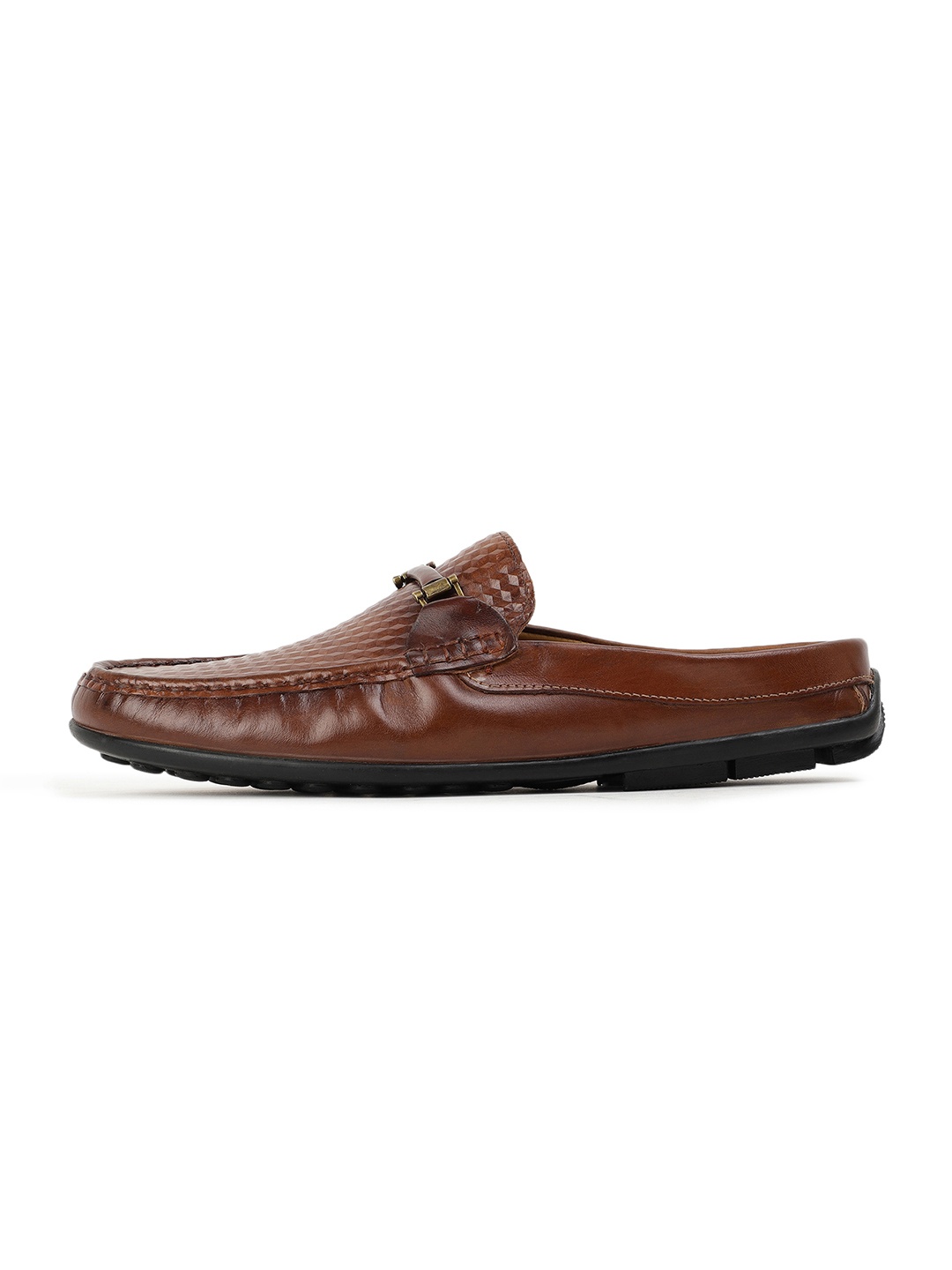 

RARE RABBIT Men Dary1 Textured Leather Mules, Tan
