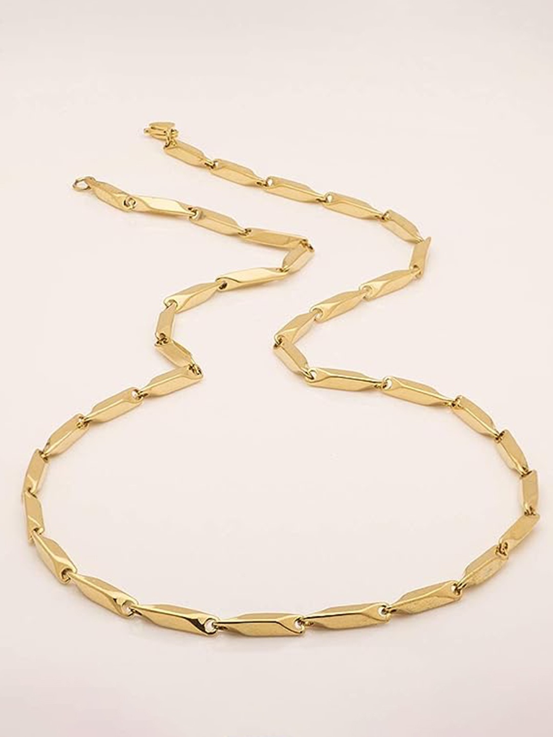 

KARISHMA KREATIONS Unisex Stainless Steel Gold-Plated Chain