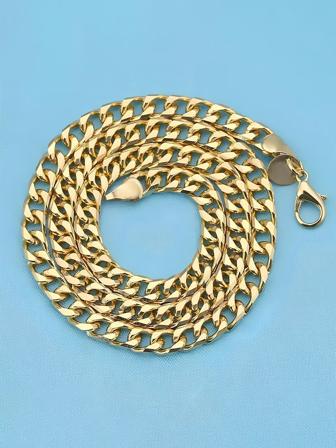

KARISHMA KREATIONS Unisex Stainless Steel Gold-Plated Chain