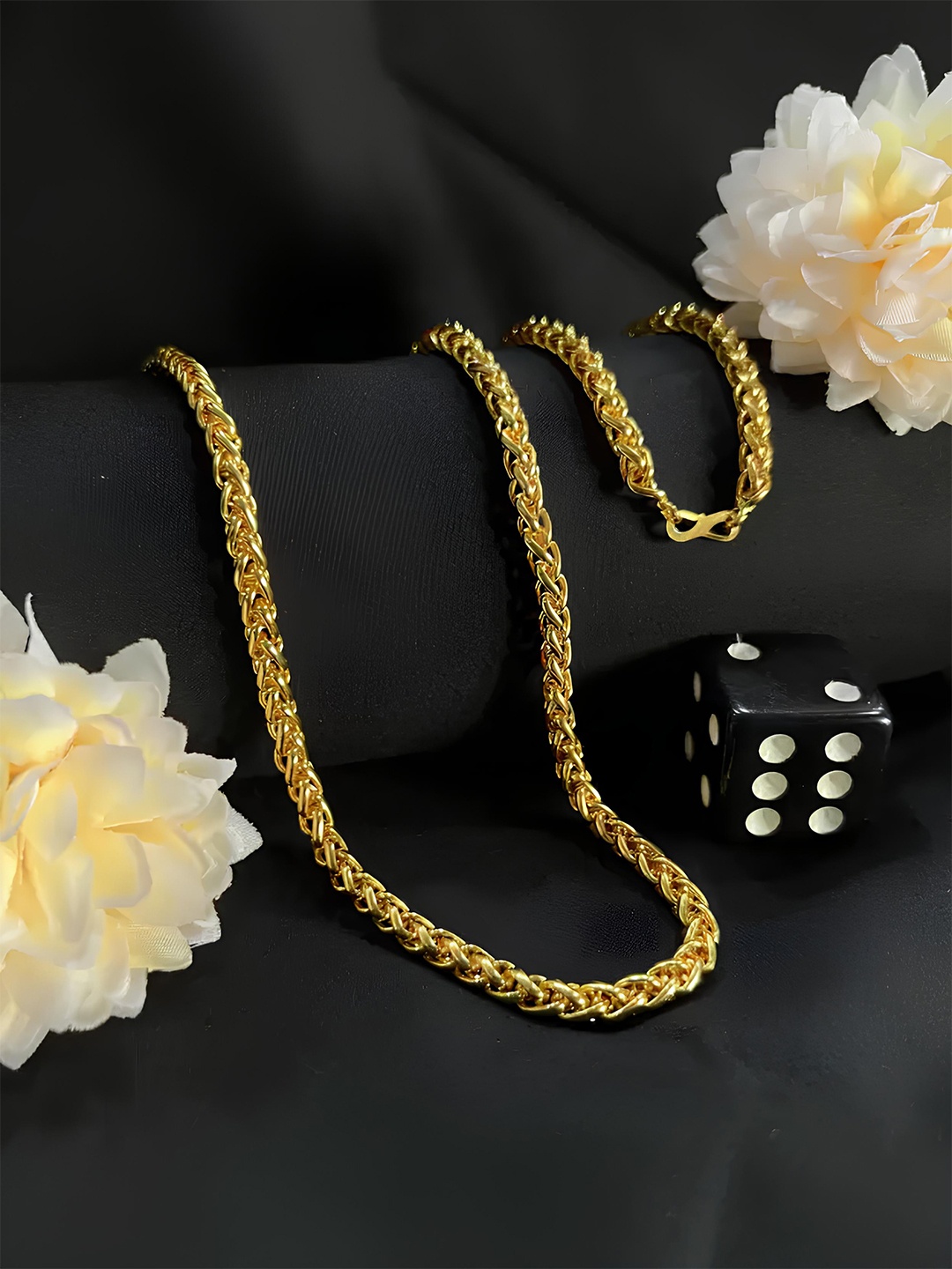 

KARISHMA KREATIONS Unisex Gold-Toned Gold-Plated Chain