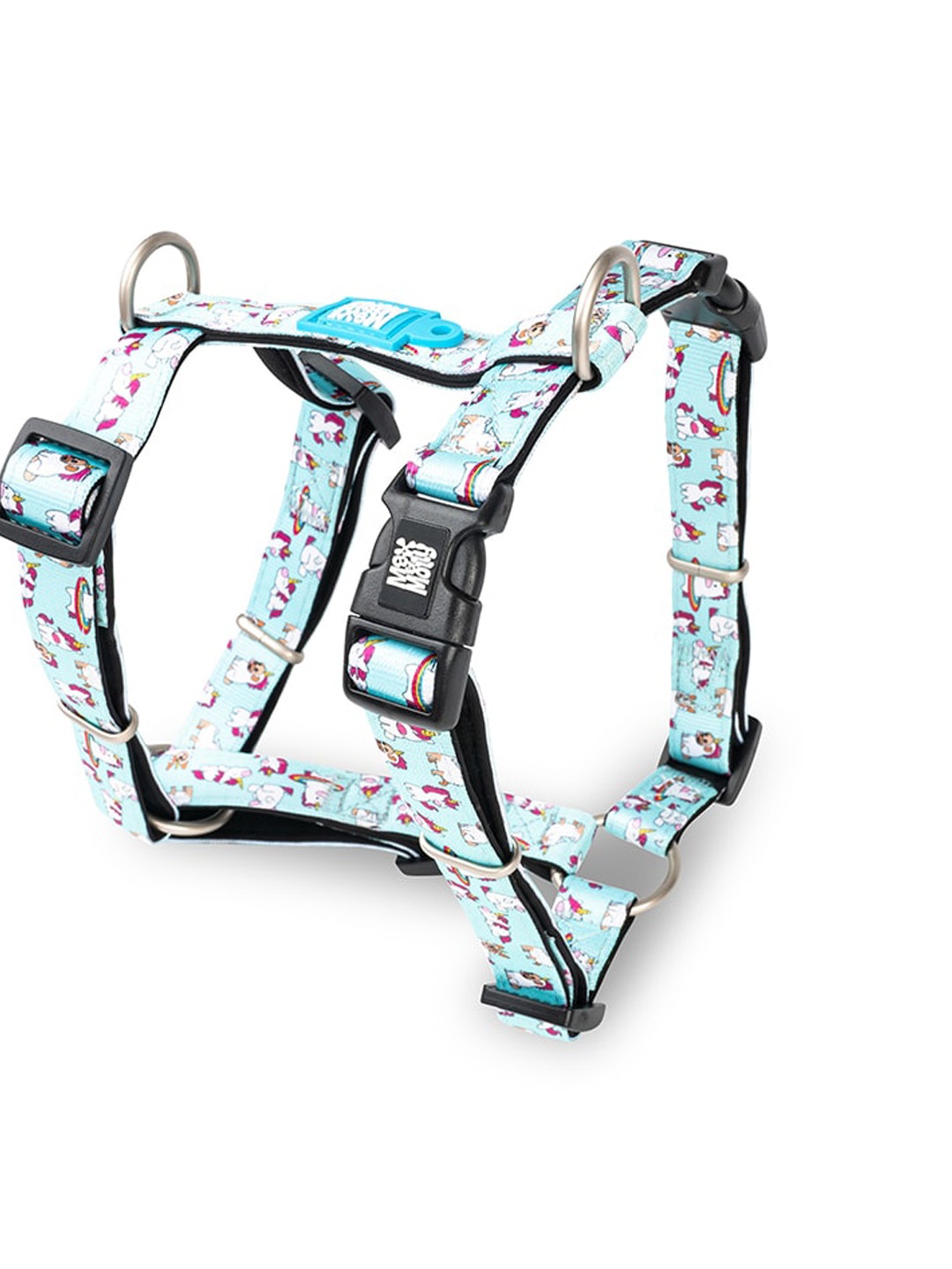 

Max & Molly Unicorn Printed Pet H-Harness, Blue