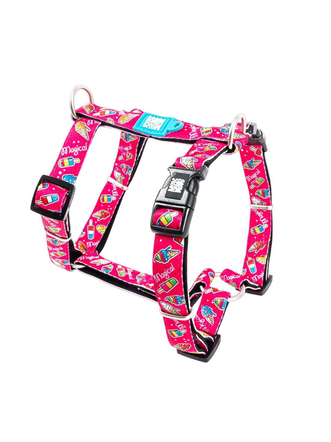 

Max & Molly Magical Printed Pet H-Harness, Pink