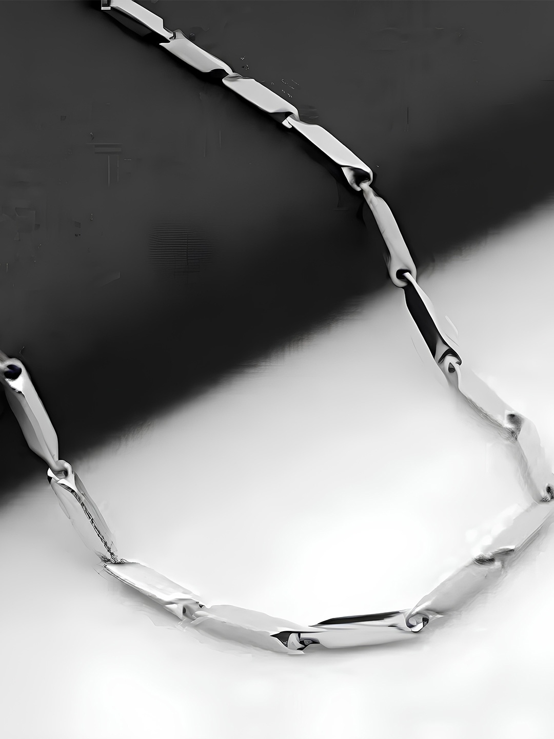 

KARISHMA KREATIONS Unisex Stainless Steel Silver-Plated Chain