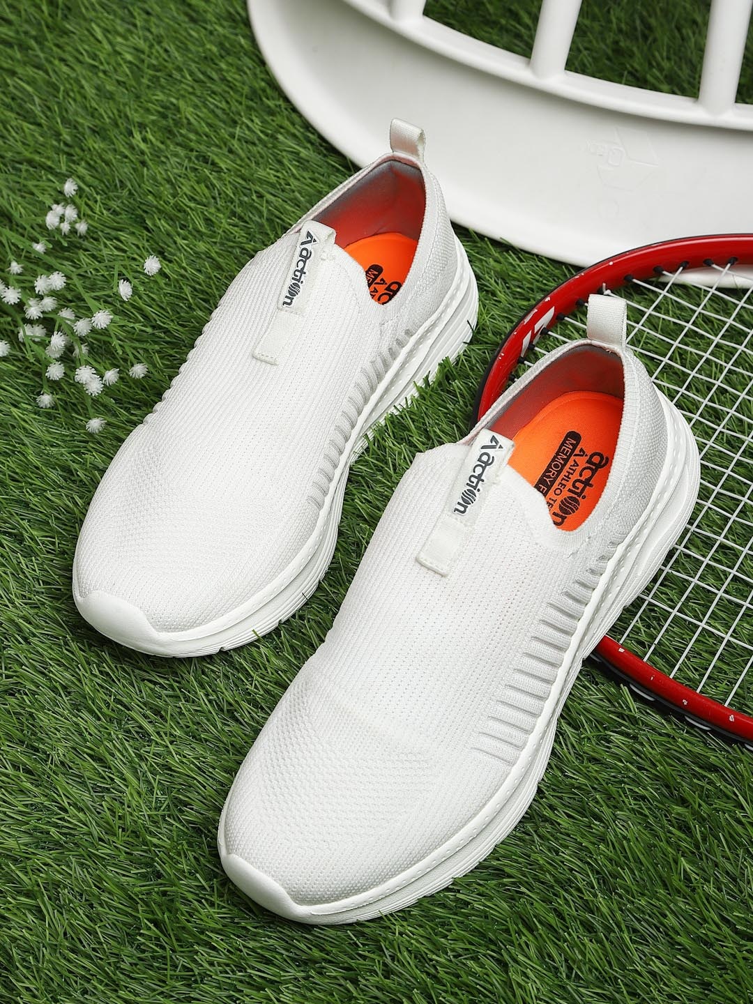 

Action Men WALKER-103 Mesh Lightweight Walking Shoes, White
