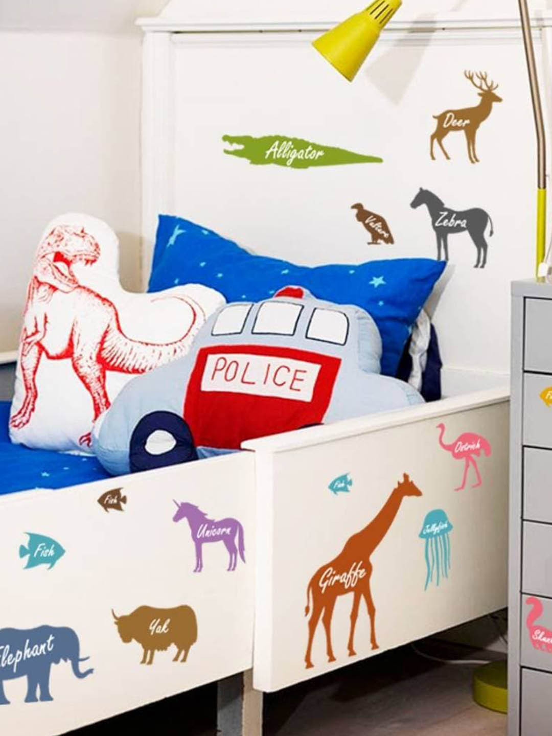 

Jaamso Royals White Printed Wall Sticker