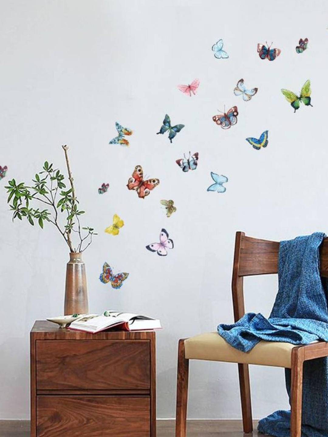 

Jaamso Royals Blue & Green Printed Self Adhesive Wall Sticker